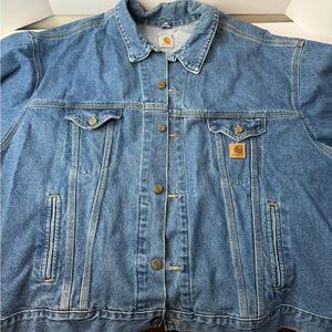 Vintage Carhartt Classic Blue Denim Jacket